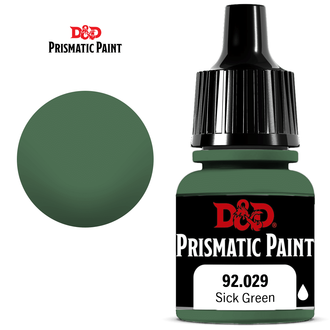DND Sick Green Prismatic Paint 8ml image 0